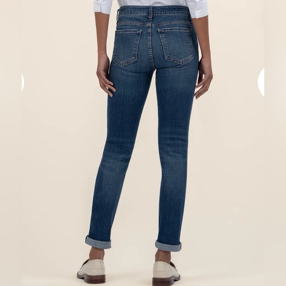 Kut from the Kloth Catherine Boyfriend Jeans Womens 8 Straight MidRise KP9065MA2 - Picture 6 of 11